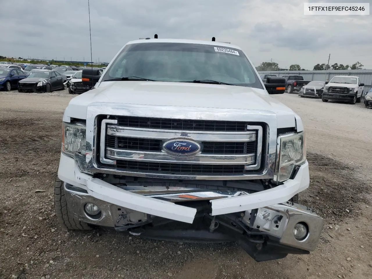 2014 Ford F150 Super Cab VIN: 1FTFX1EF9EFC45246 Lot: 69235484