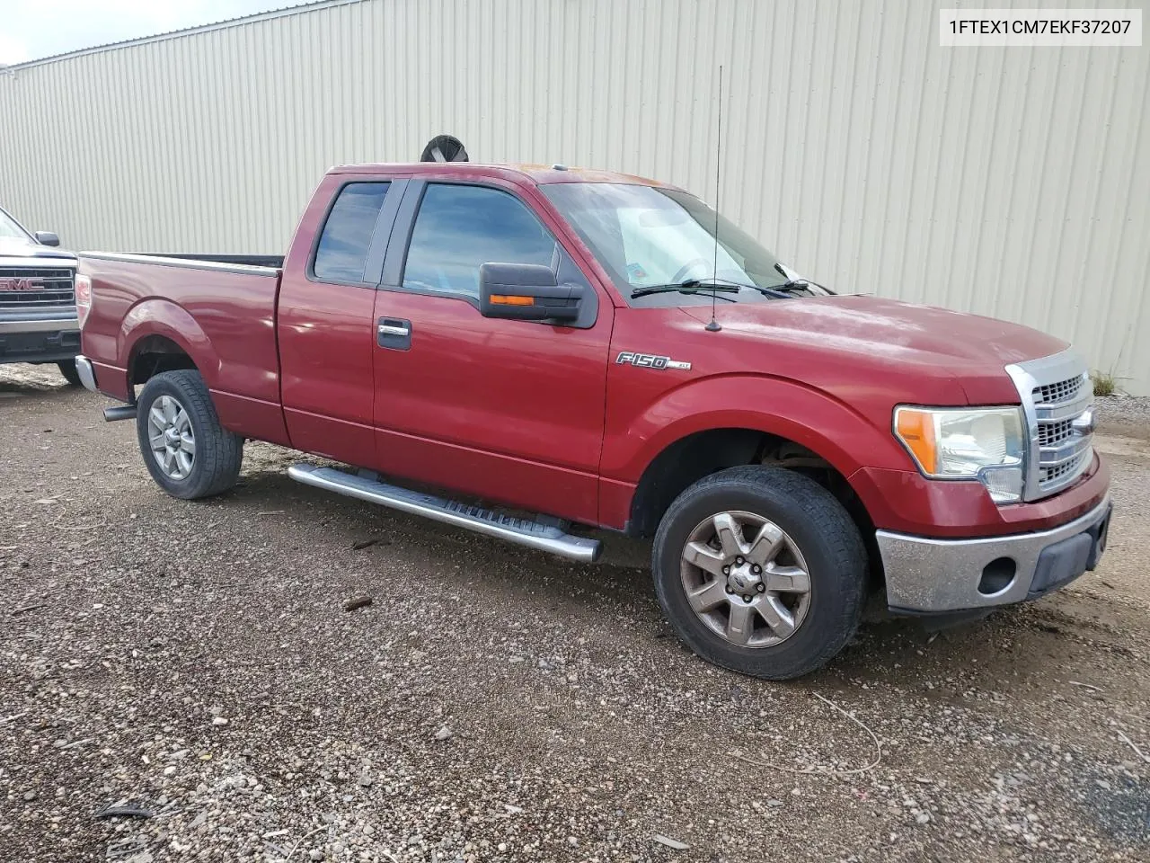 2014 Ford F150 Super Cab VIN: 1FTEX1CM7EKF37207 Lot: 69336544