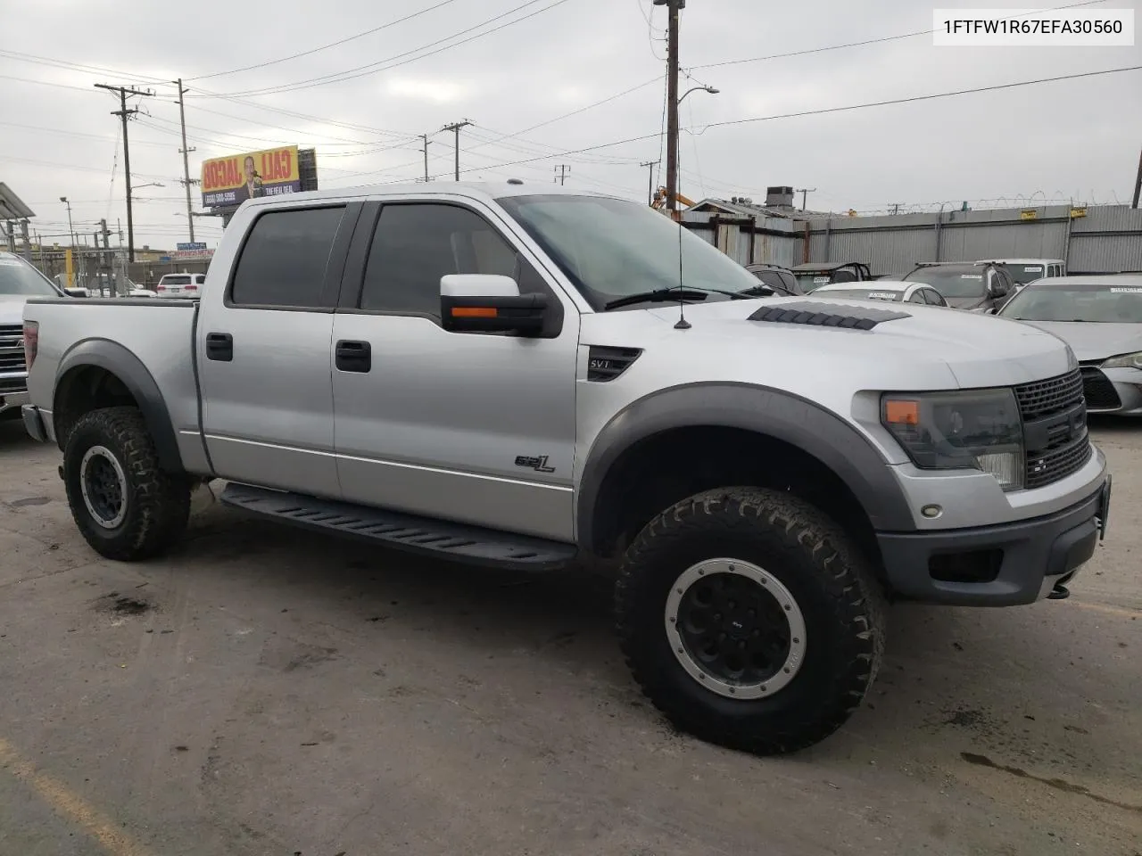 2014 Ford F150 Svt Raptor VIN: 1FTFW1R67EFA30560 Lot: 69344784