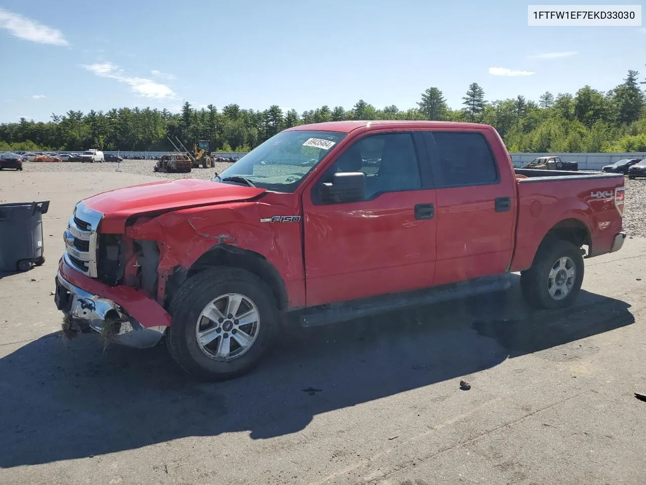 2014 Ford F150 Supercrew VIN: 1FTFW1EF7EKD33030 Lot: 69435464