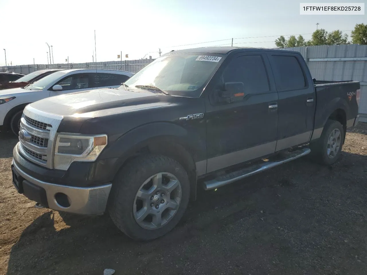 1FTFW1EF8EKD25728 2014 Ford F150 Supercrew