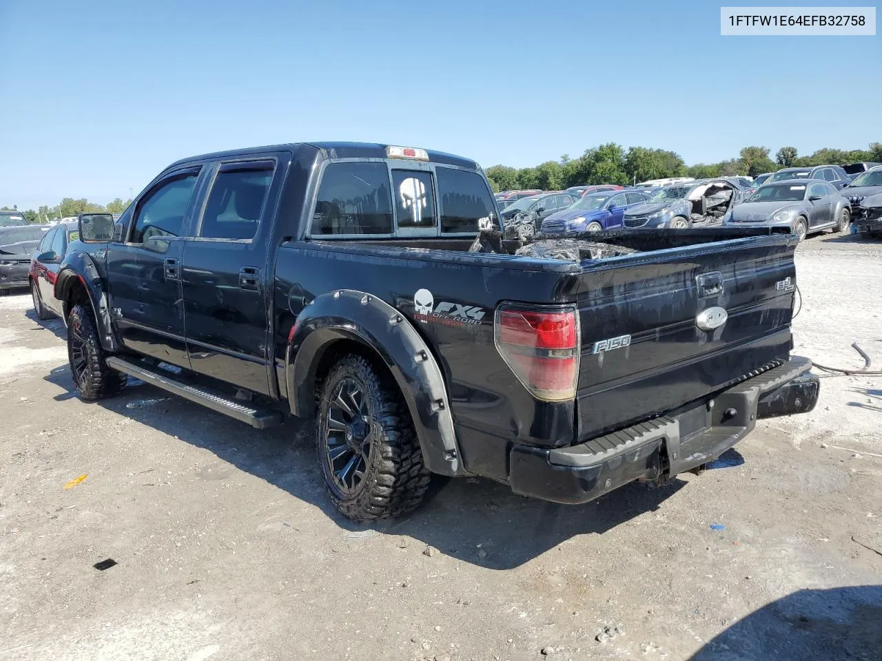 2014 Ford F150 Supercrew VIN: 1FTFW1E64EFB32758 Lot: 69659684