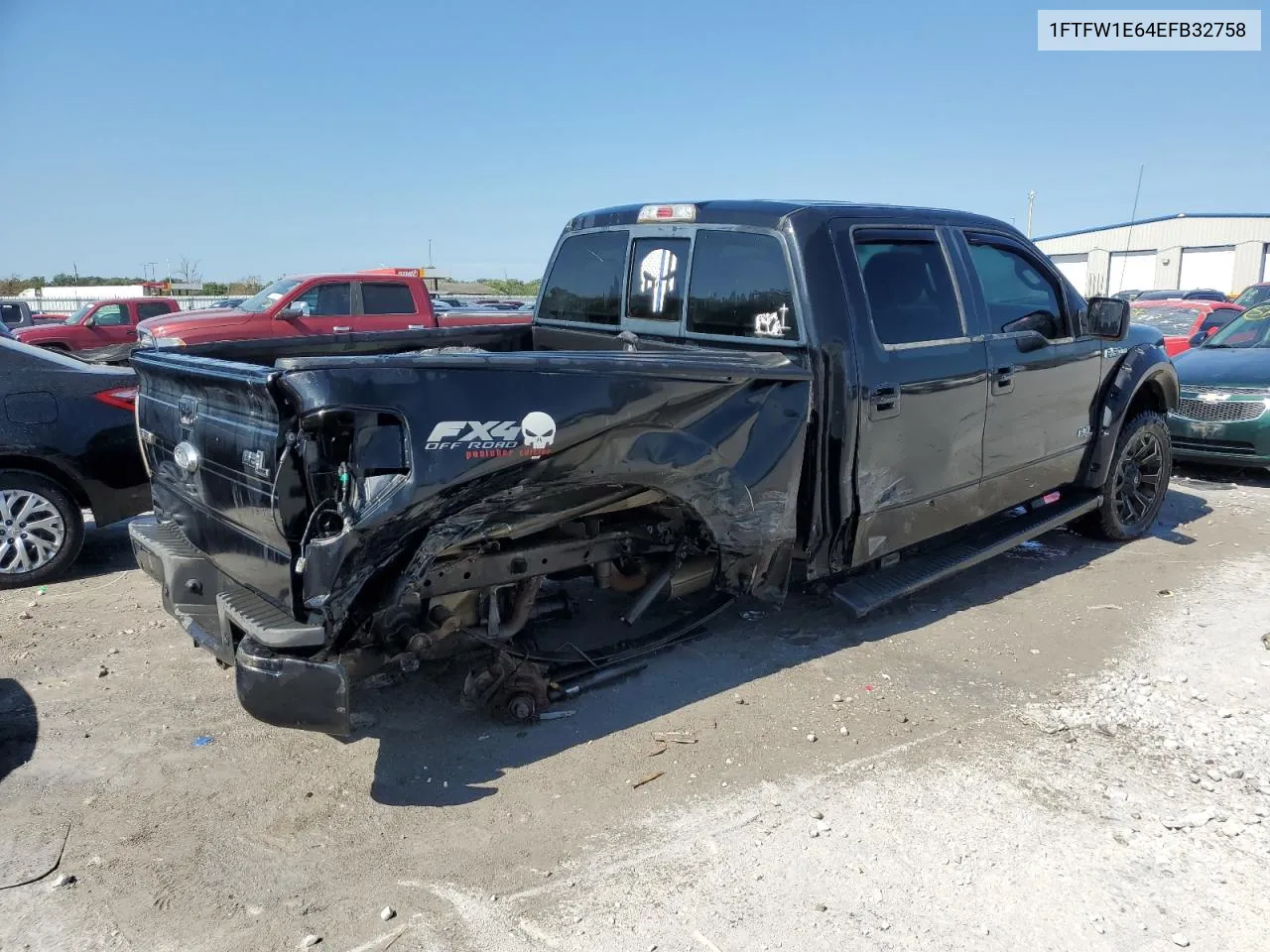 2014 Ford F150 Supercrew VIN: 1FTFW1E64EFB32758 Lot: 69659684