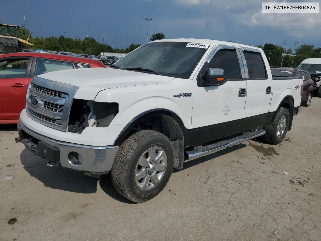 2014 Ford F150 Supercrew VIN: 1FTFW1EF7EFB04825 Lot: 69691604