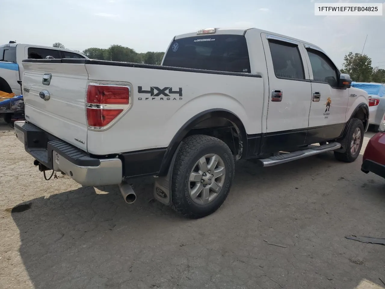 2014 Ford F150 Supercrew VIN: 1FTFW1EF7EFB04825 Lot: 69691604