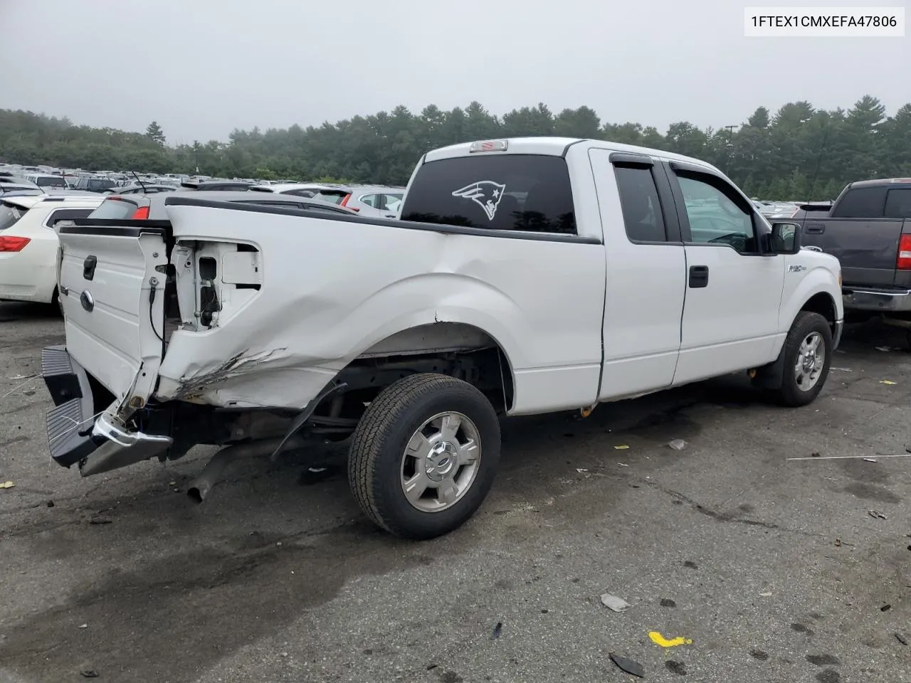 1FTEX1CMXEFA47806 2014 Ford F150 Super Cab