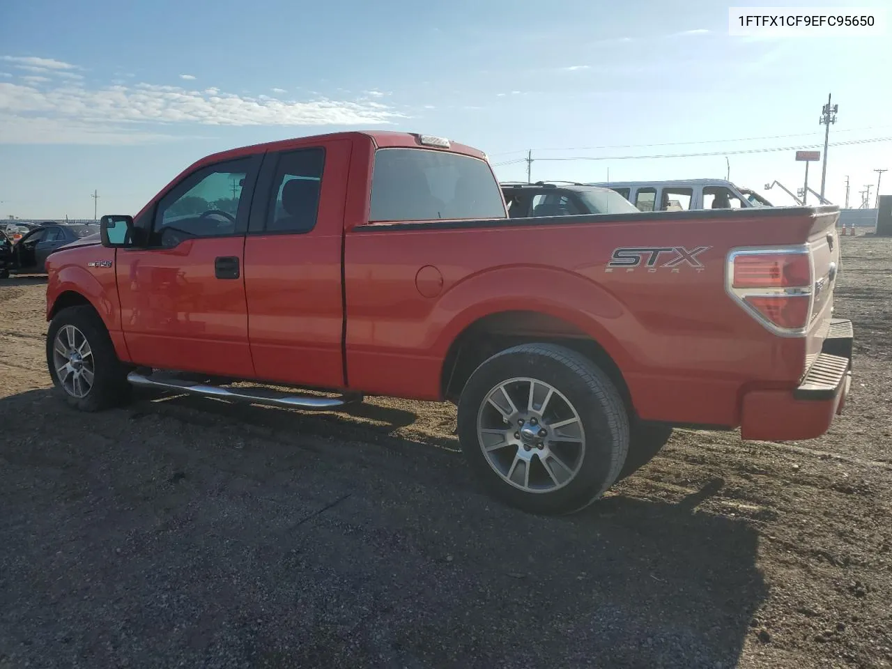 2014 Ford F150 Super Cab VIN: 1FTFX1CF9EFC95650 Lot: 70010804