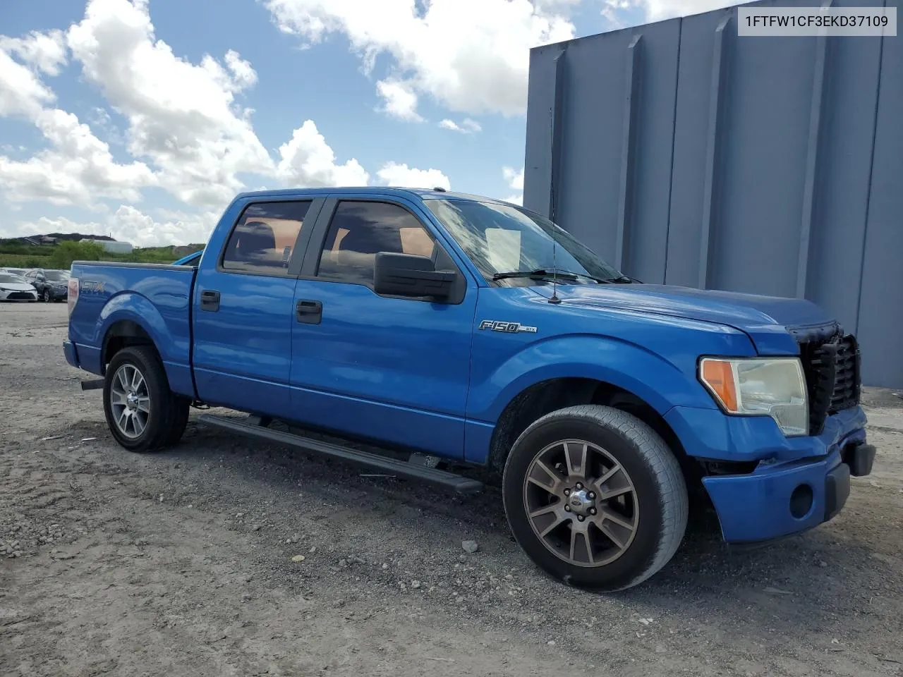 2014 Ford F150 Supercrew VIN: 1FTFW1CF3EKD37109 Lot: 70133154