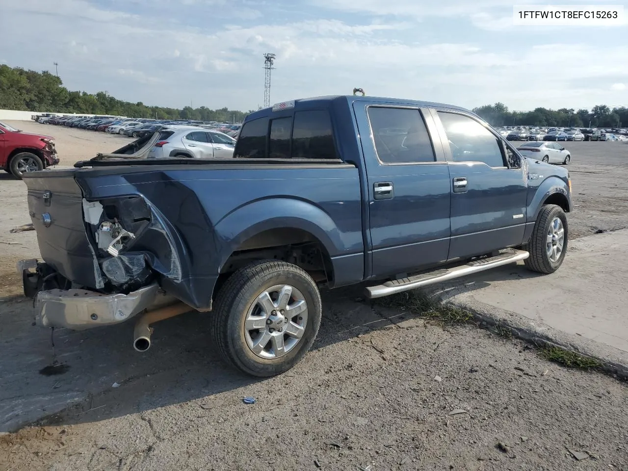 2014 Ford F150 Supercrew VIN: 1FTFW1CT8EFC15263 Lot: 70140584