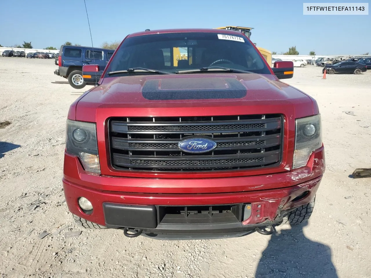 2014 Ford F150 Supercrew VIN: 1FTFW1ET1EFA11143 Lot: 70178774