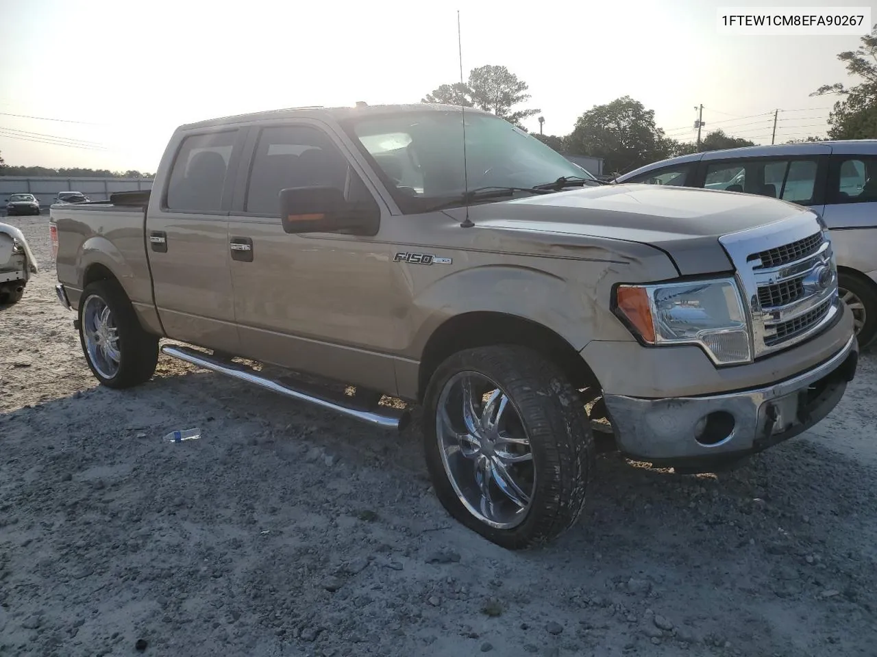 2014 Ford F150 Supercrew VIN: 1FTEW1CM8EFA90267 Lot: 70198474