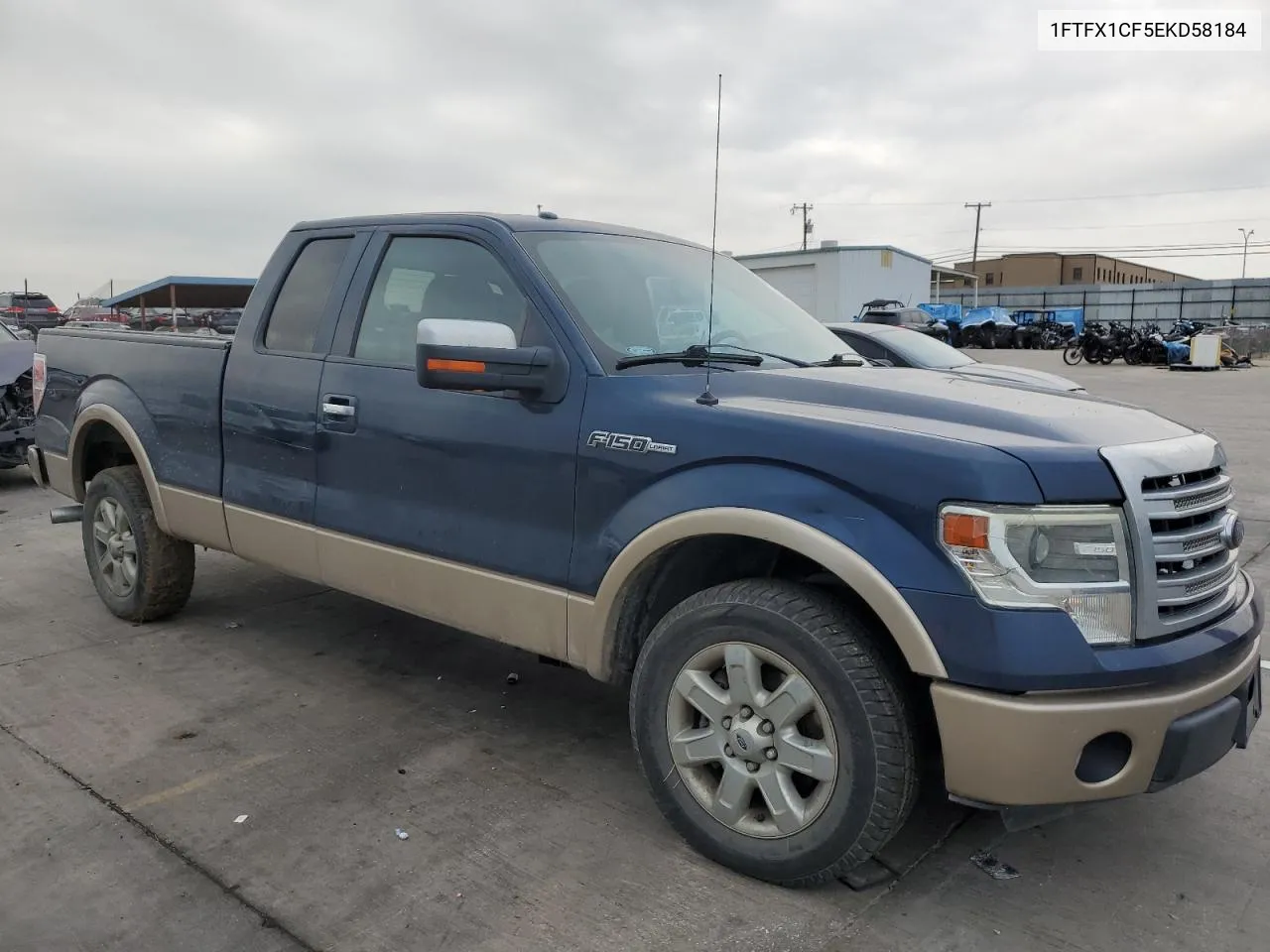 2014 Ford F150 Super Cab VIN: 1FTFX1CF5EKD58184 Lot: 70256734