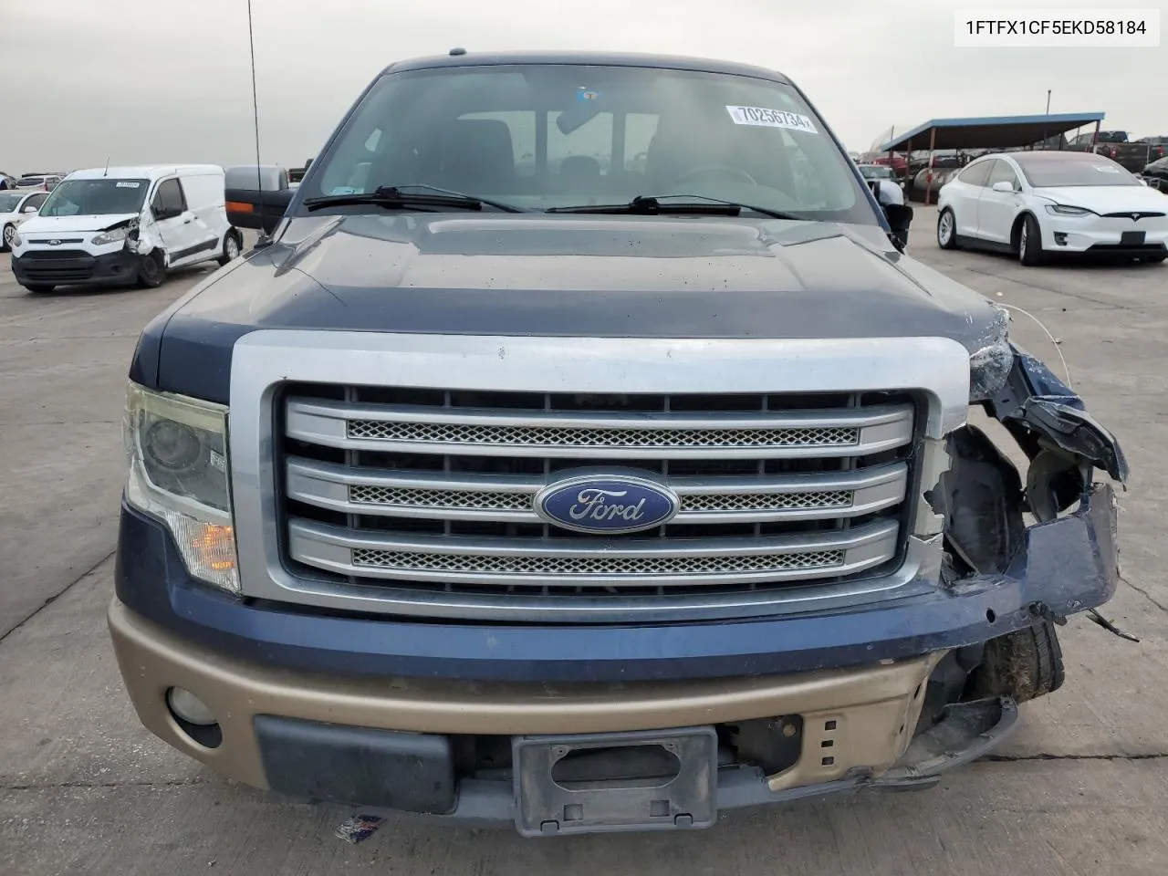 1FTFX1CF5EKD58184 2014 Ford F150 Super Cab