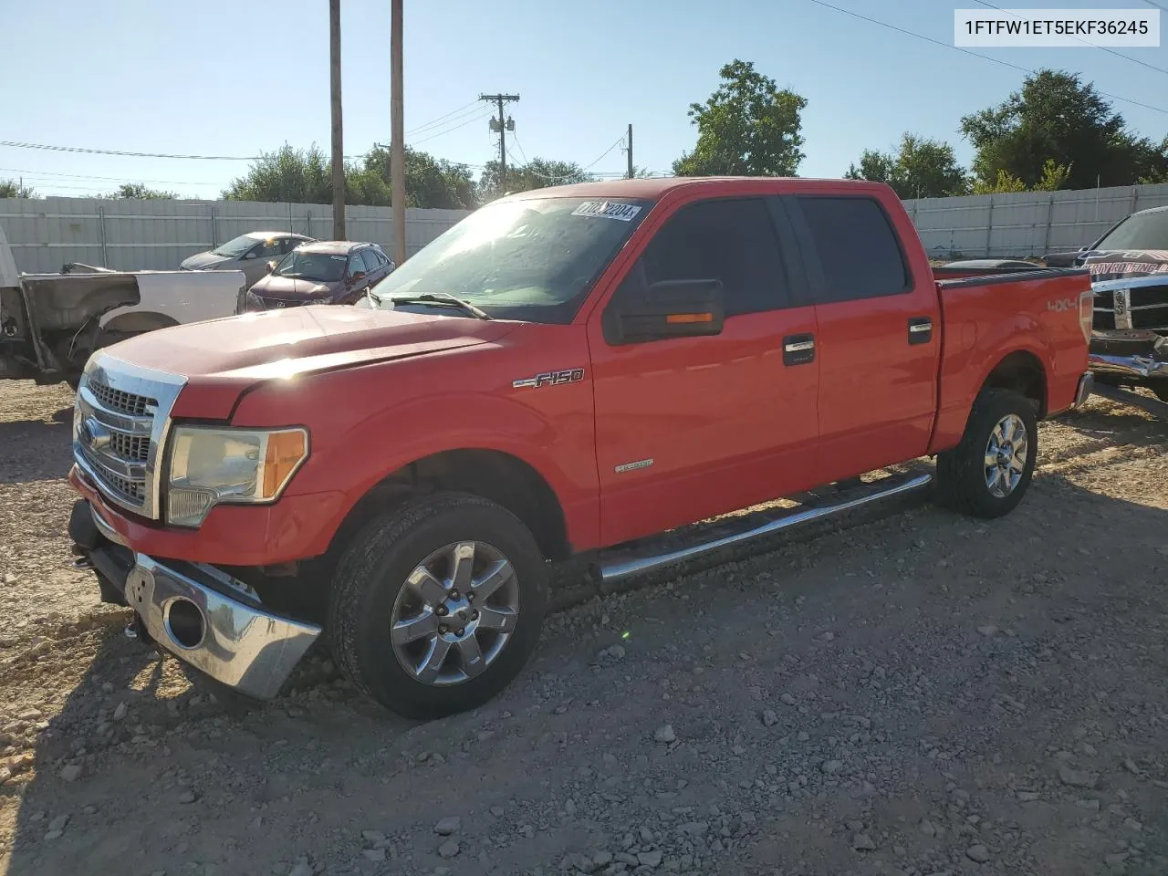 2014 Ford F150 Supercrew VIN: 1FTFW1ET5EKF36245 Lot: 70292204