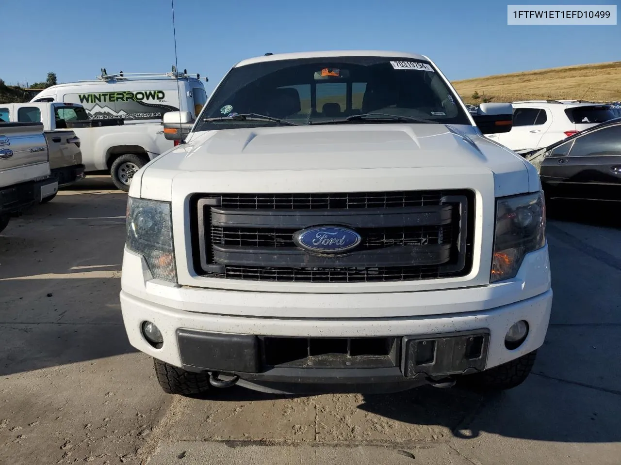 2014 Ford F150 Supercrew VIN: 1FTFW1ET1EFD10499 Lot: 70319794