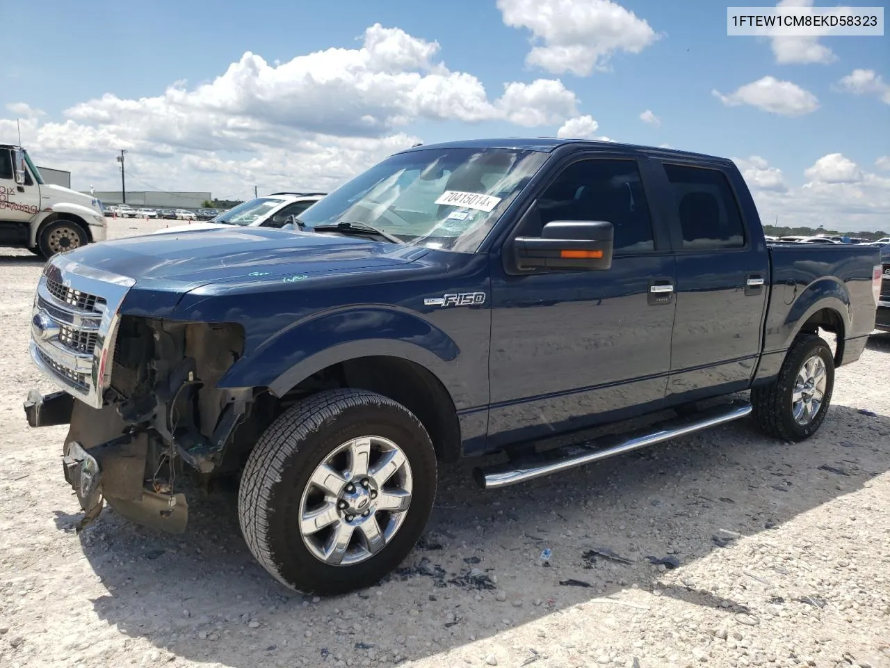 2014 Ford F150 Supercrew VIN: 1FTEW1CM8EKD58323 Lot: 70415014