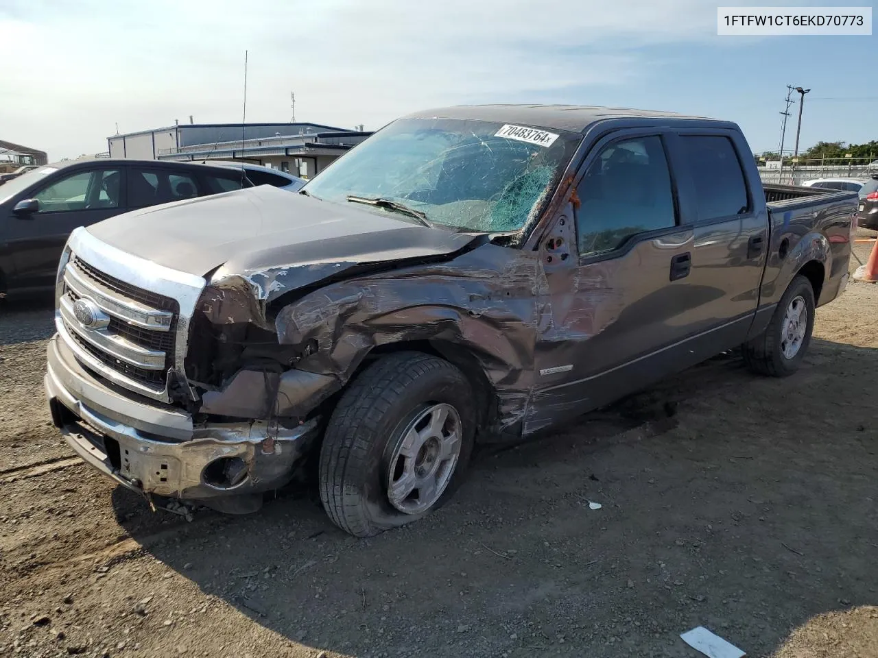 1FTFW1CT6EKD70773 2014 Ford F150 Supercrew