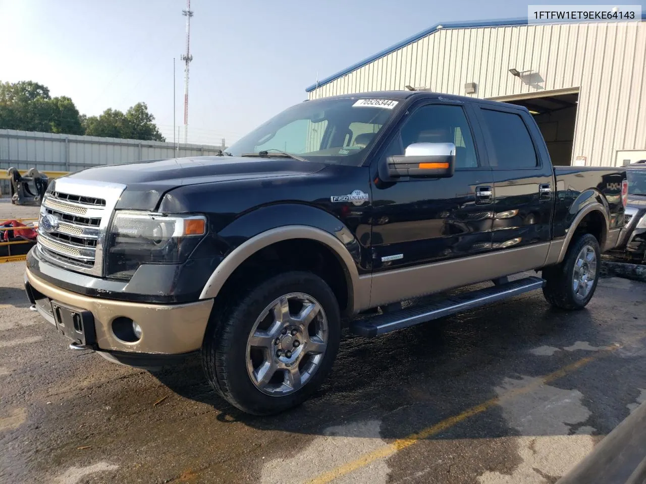 2014 Ford F150 Supercrew VIN: 1FTFW1ET9EKE64143 Lot: 70526344