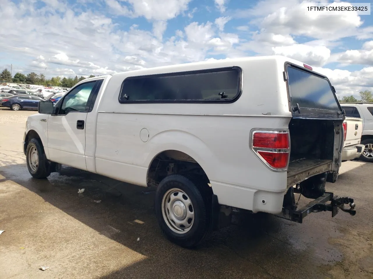 2014 Ford F150 VIN: 1FTMF1CM3EKE33425 Lot: 70629224