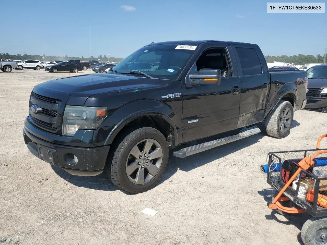 2014 Ford F150 Supercrew VIN: 1FTFW1CT6EKE30633 Lot: 70633594