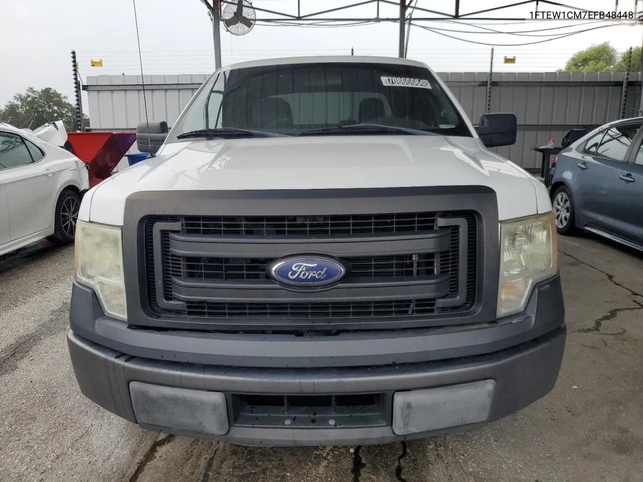 2014 Ford F150 Supercrew VIN: 1FTEW1CM7EFB48448 Lot: 70866664