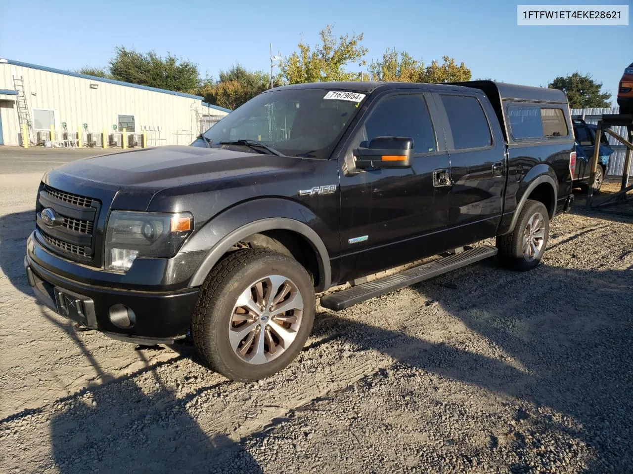 2014 Ford F150 Supercrew VIN: 1FTFW1ET4EKE28621 Lot: 71679054