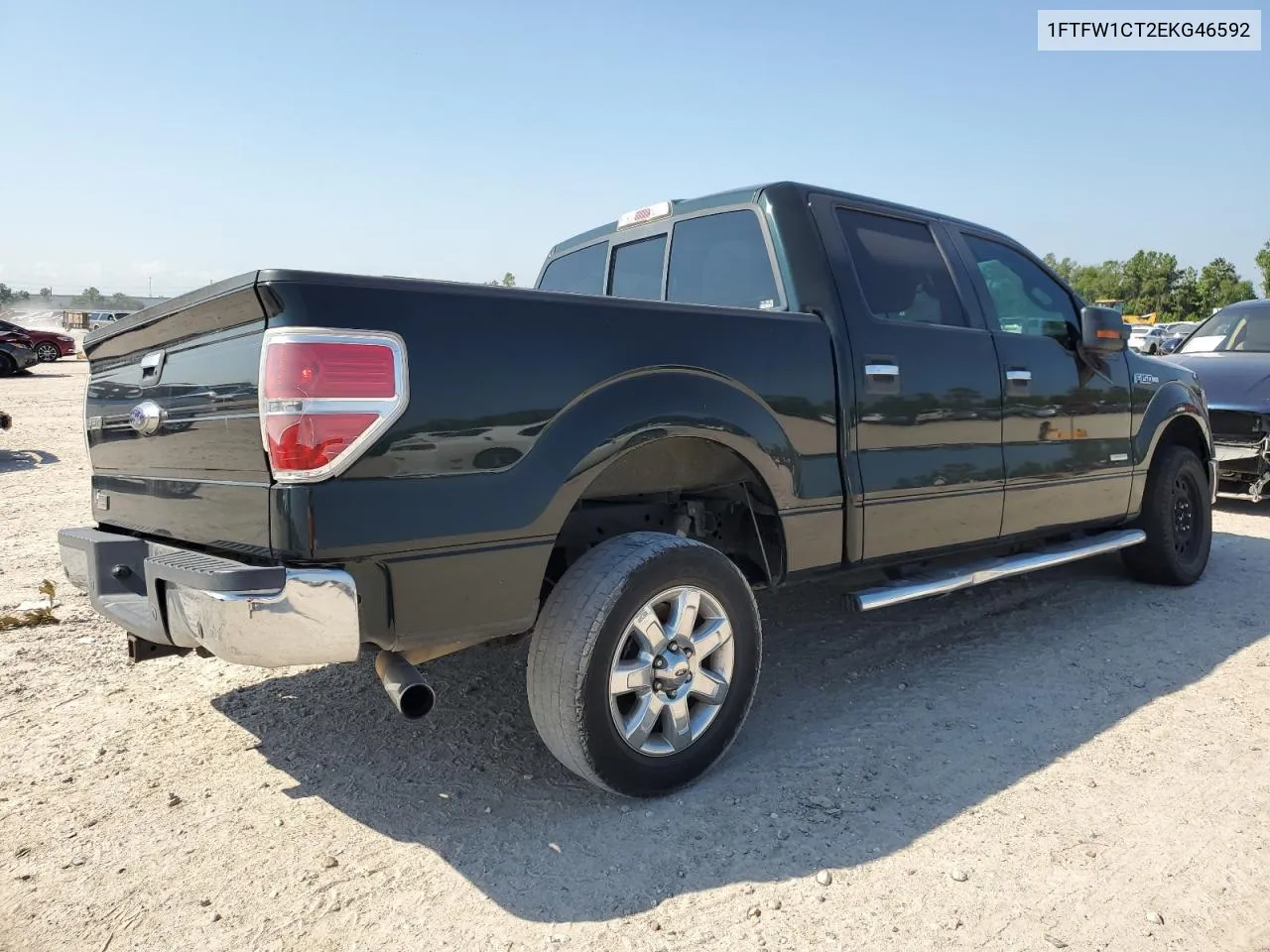 2014 Ford F150 Supercrew VIN: 1FTFW1CT2EKG46592 Lot: 71710344