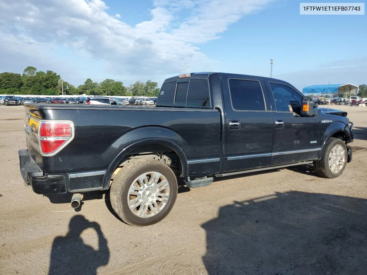 2014 Ford F150 Supercrew VIN: 1FTFW1ET1EFB07743 Lot: 71819494