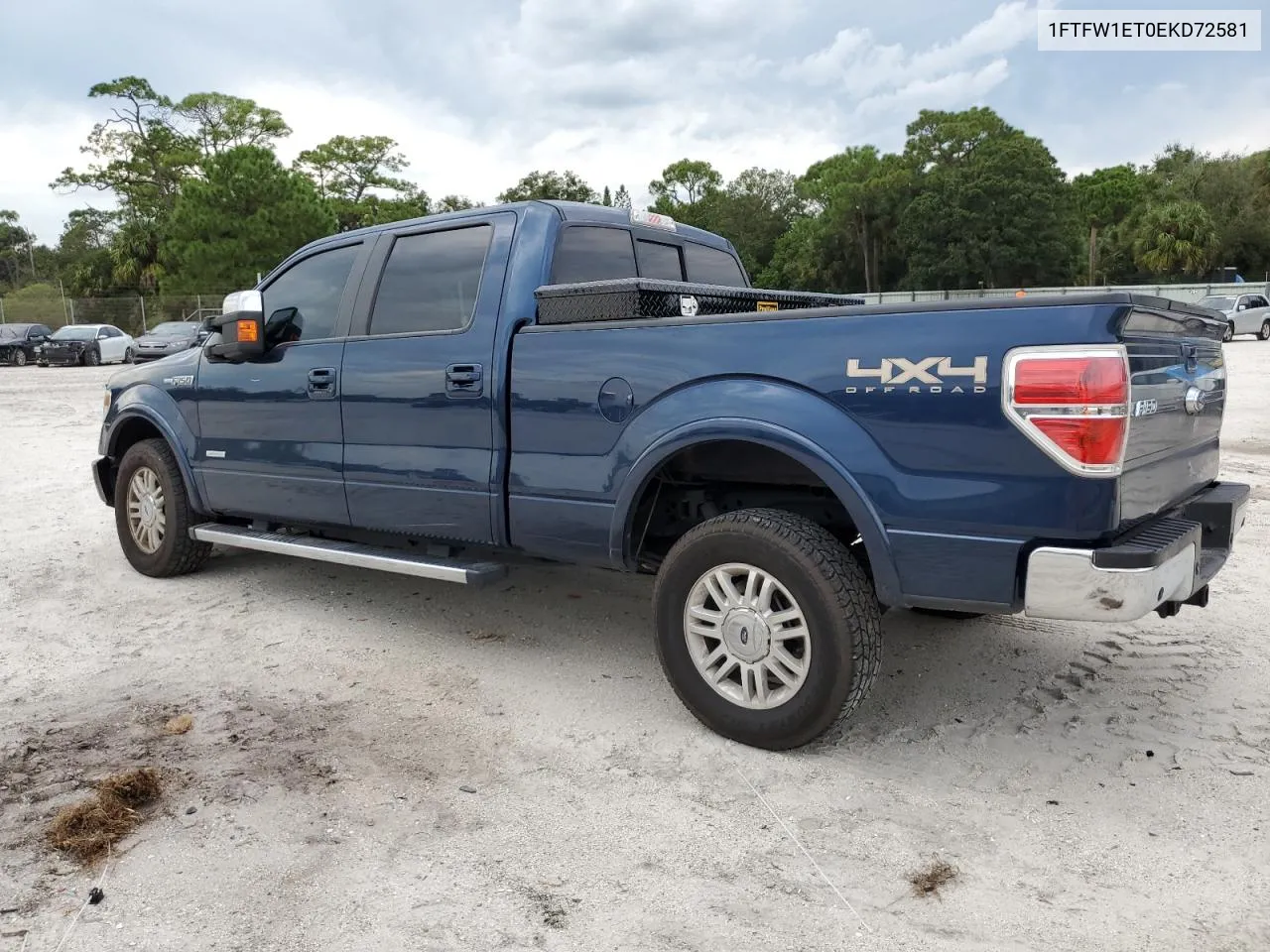 1FTFW1ET0EKD72581 2014 Ford F150 Supercrew