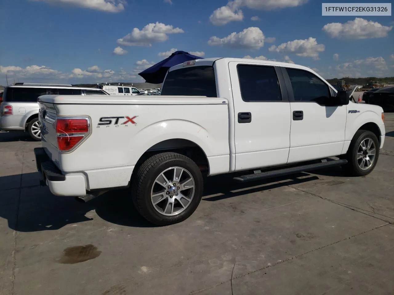 2014 Ford F150 Supercrew VIN: 1FTFW1CF2EKG31326 Lot: 72048664