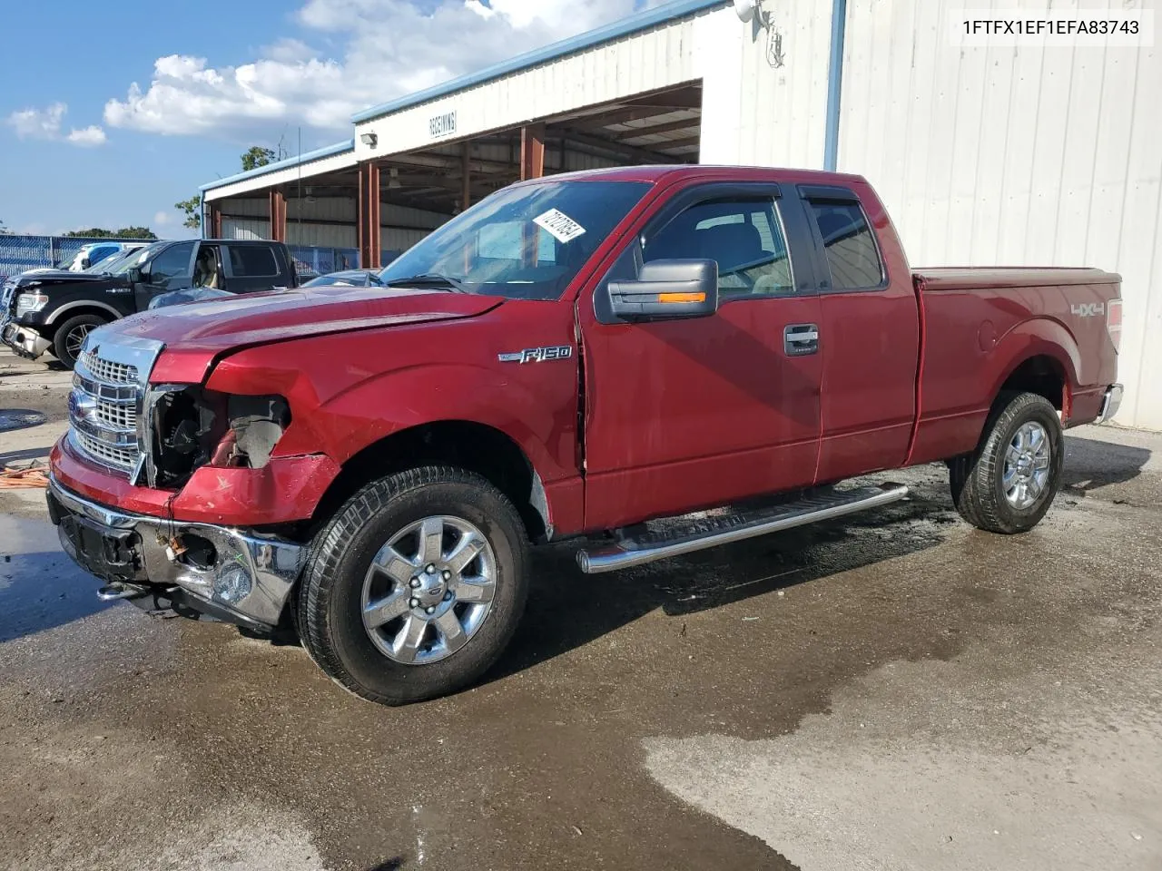 2014 Ford F150 Super Cab VIN: 1FTFX1EF1EFA83743 Lot: 72127854