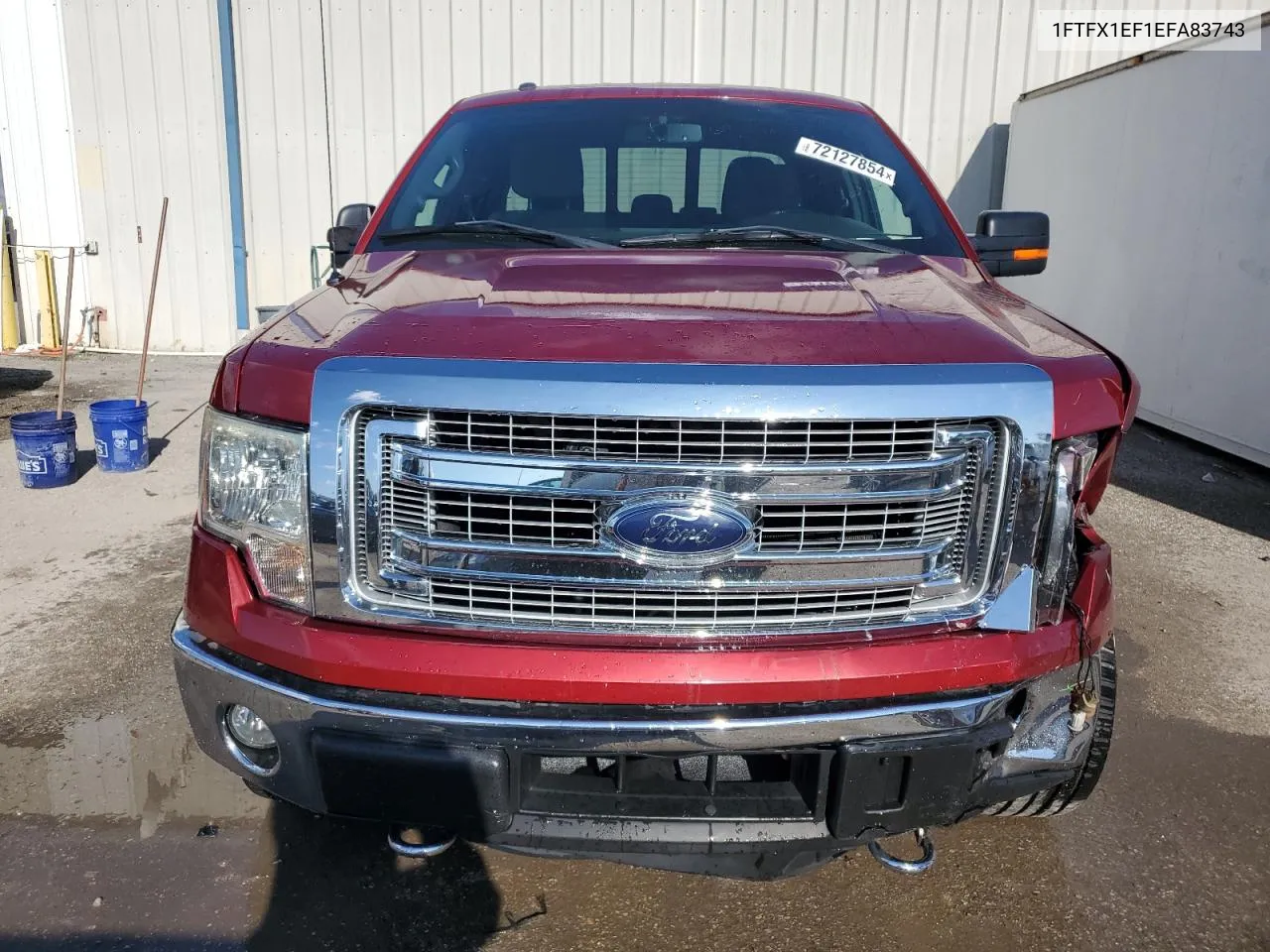 2014 Ford F150 Super Cab VIN: 1FTFX1EF1EFA83743 Lot: 72127854