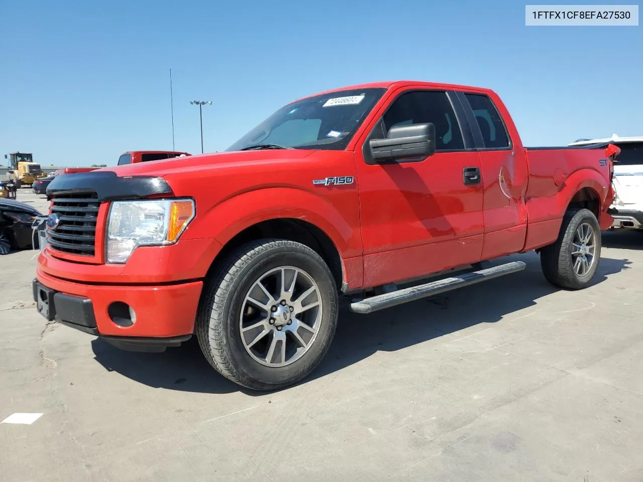 2014 Ford F150 Super Cab VIN: 1FTFX1CF8EFA27530 Lot: 72446604