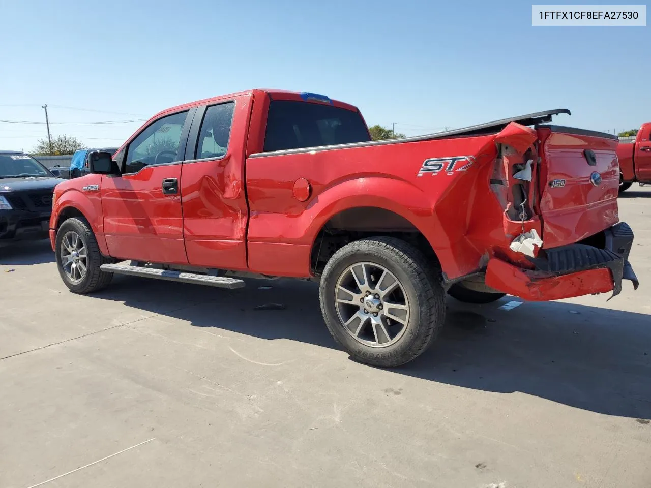 2014 Ford F150 Super Cab VIN: 1FTFX1CF8EFA27530 Lot: 72446604