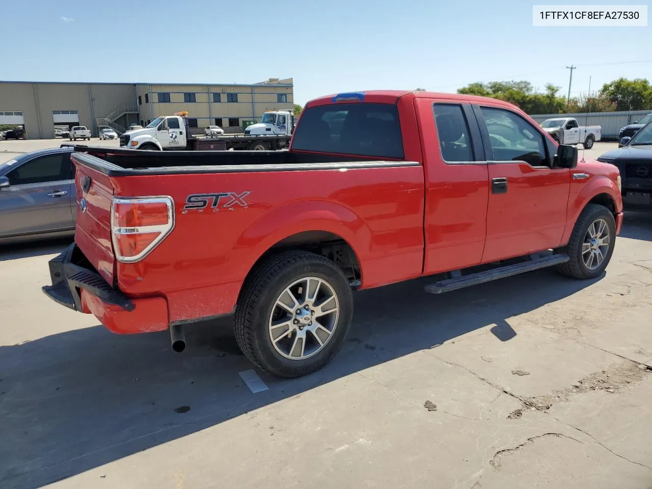 2014 Ford F150 Super Cab VIN: 1FTFX1CF8EFA27530 Lot: 72446604