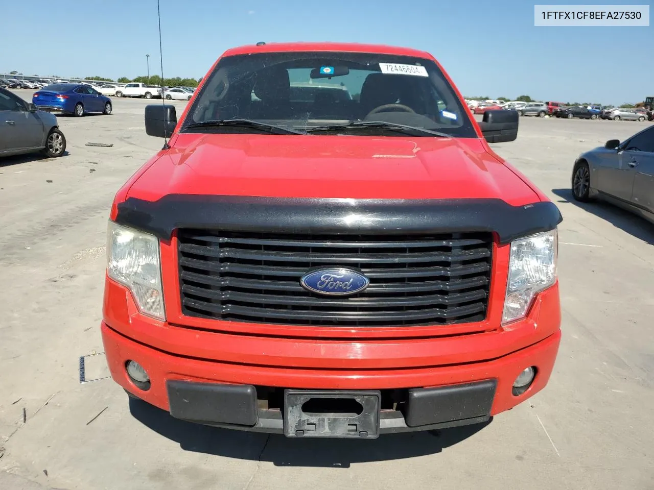 2014 Ford F150 Super Cab VIN: 1FTFX1CF8EFA27530 Lot: 72446604