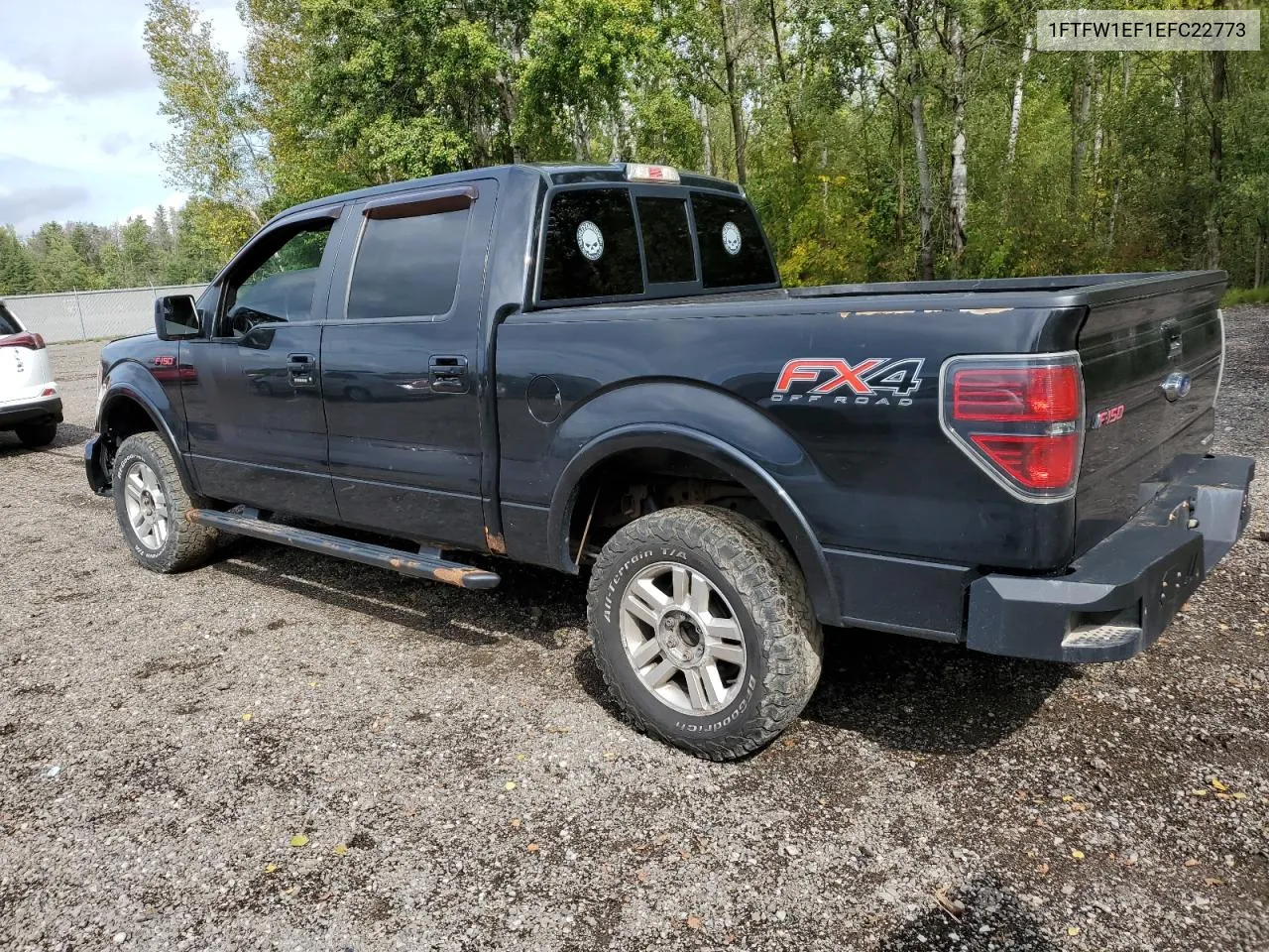 2014 Ford F150 Supercrew VIN: 1FTFW1EF1EFC22773 Lot: 73280324