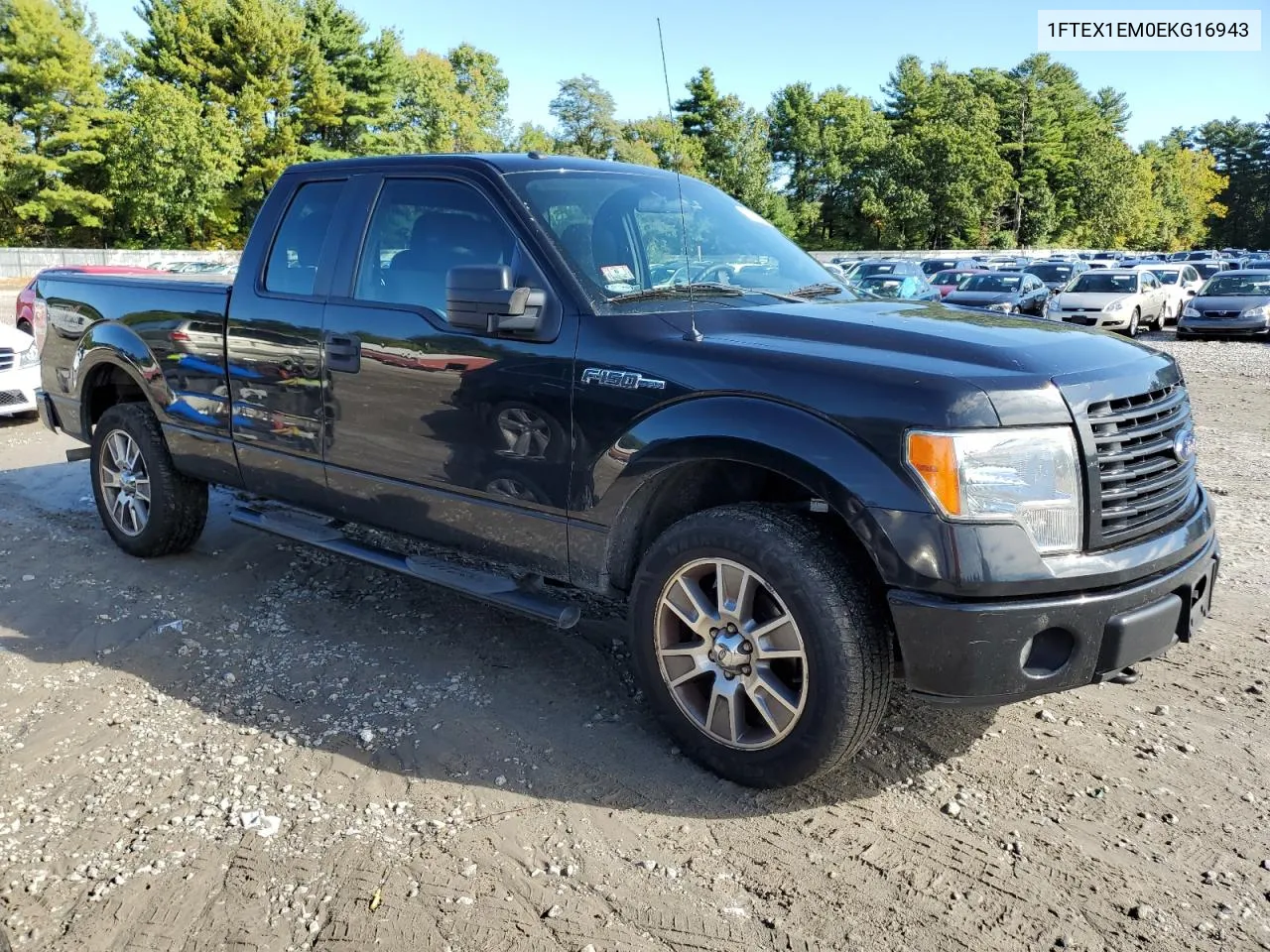 2014 Ford F150 Super Cab VIN: 1FTEX1EM0EKG16943 Lot: 73476234