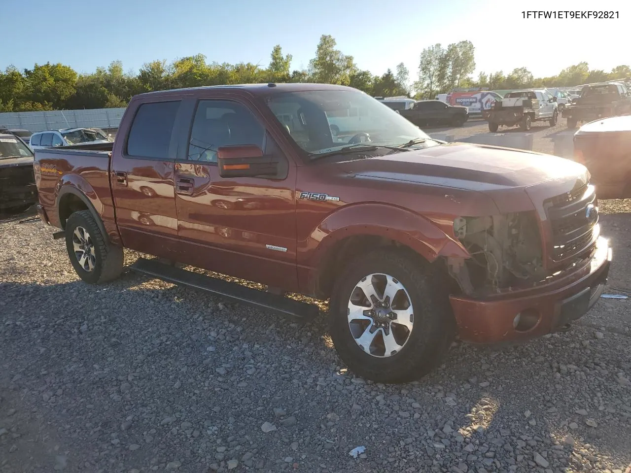 2014 Ford F150 Supercrew VIN: 1FTFW1ET9EKF92821 Lot: 73520864