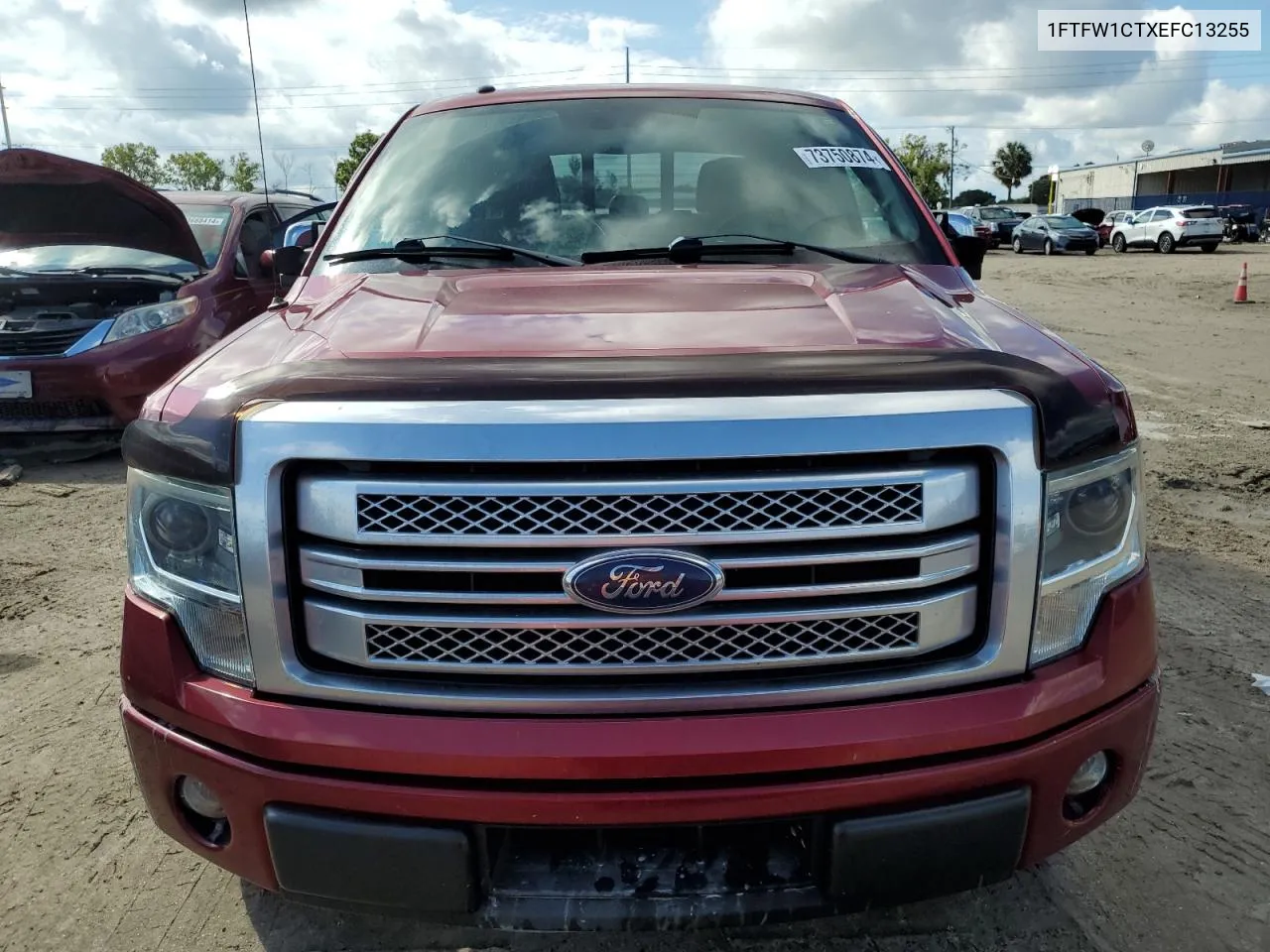 2014 Ford F150 Supercrew VIN: 1FTFW1CTXEFC13255 Lot: 73750874