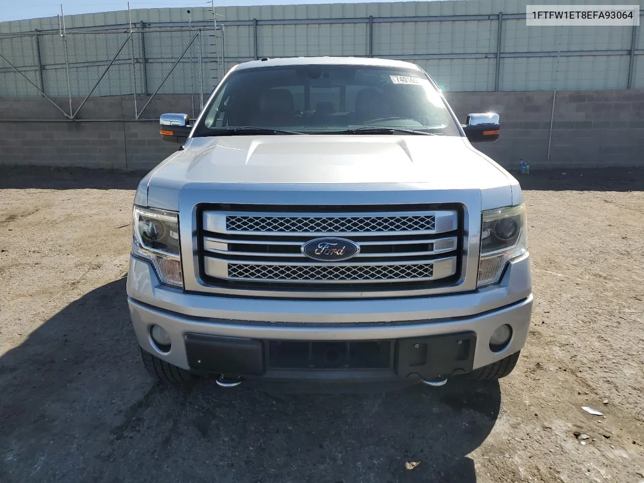 2014 Ford F150 Supercrew VIN: 1FTFW1ET8EFA93064 Lot: 74016334