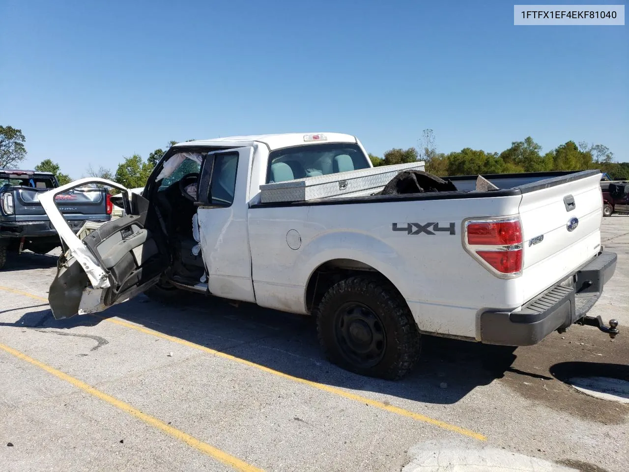 2014 Ford F150 Super Cab VIN: 1FTFX1EF4EKF81040 Lot: 74040804