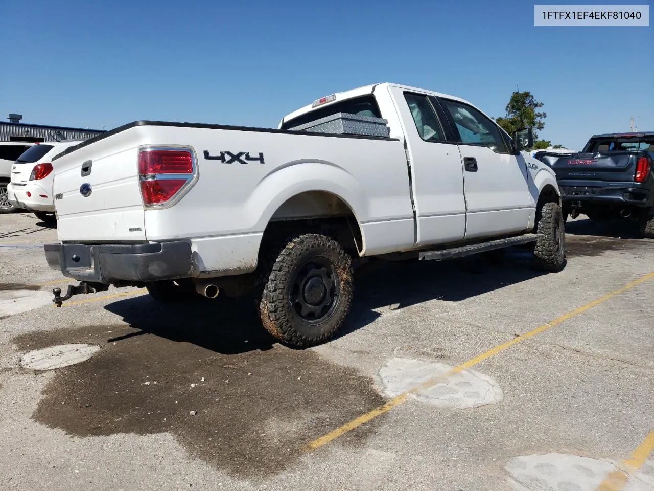 2014 Ford F150 Super Cab VIN: 1FTFX1EF4EKF81040 Lot: 74040804