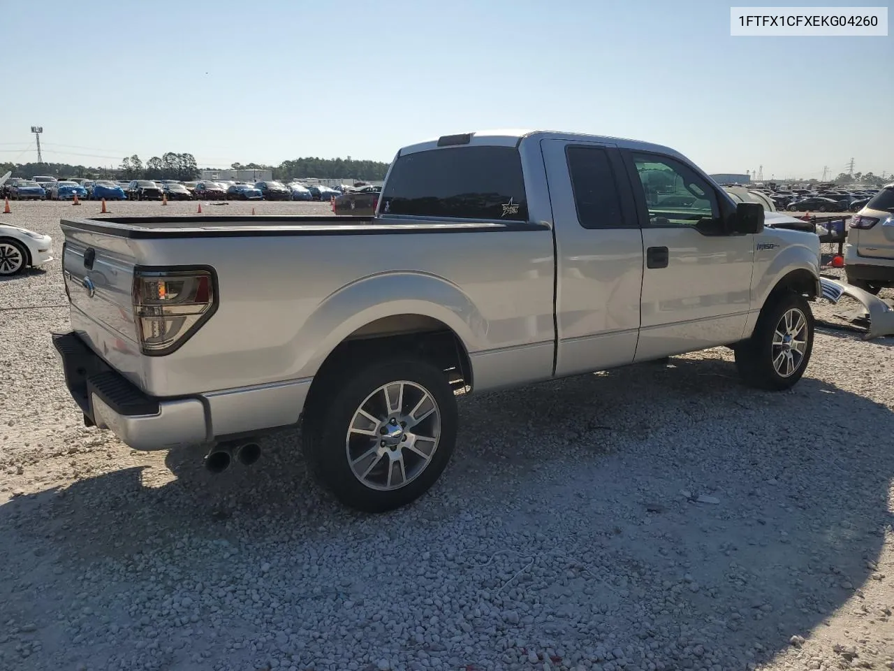 2014 Ford F150 Super Cab VIN: 1FTFX1CFXEKG04260 Lot: 74053954