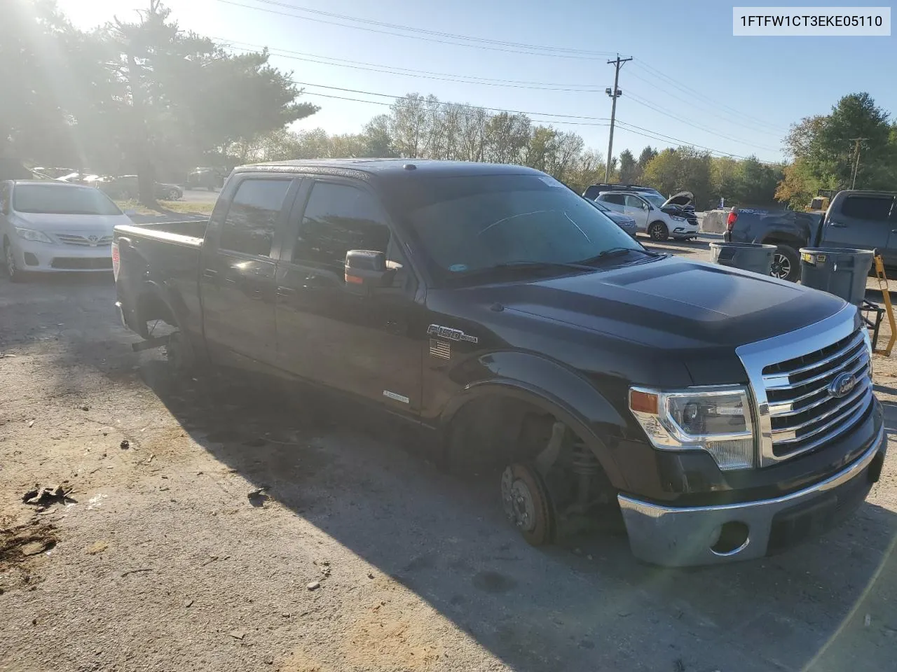 2014 Ford F150 Supercrew VIN: 1FTFW1CT3EKE05110 Lot: 74931034