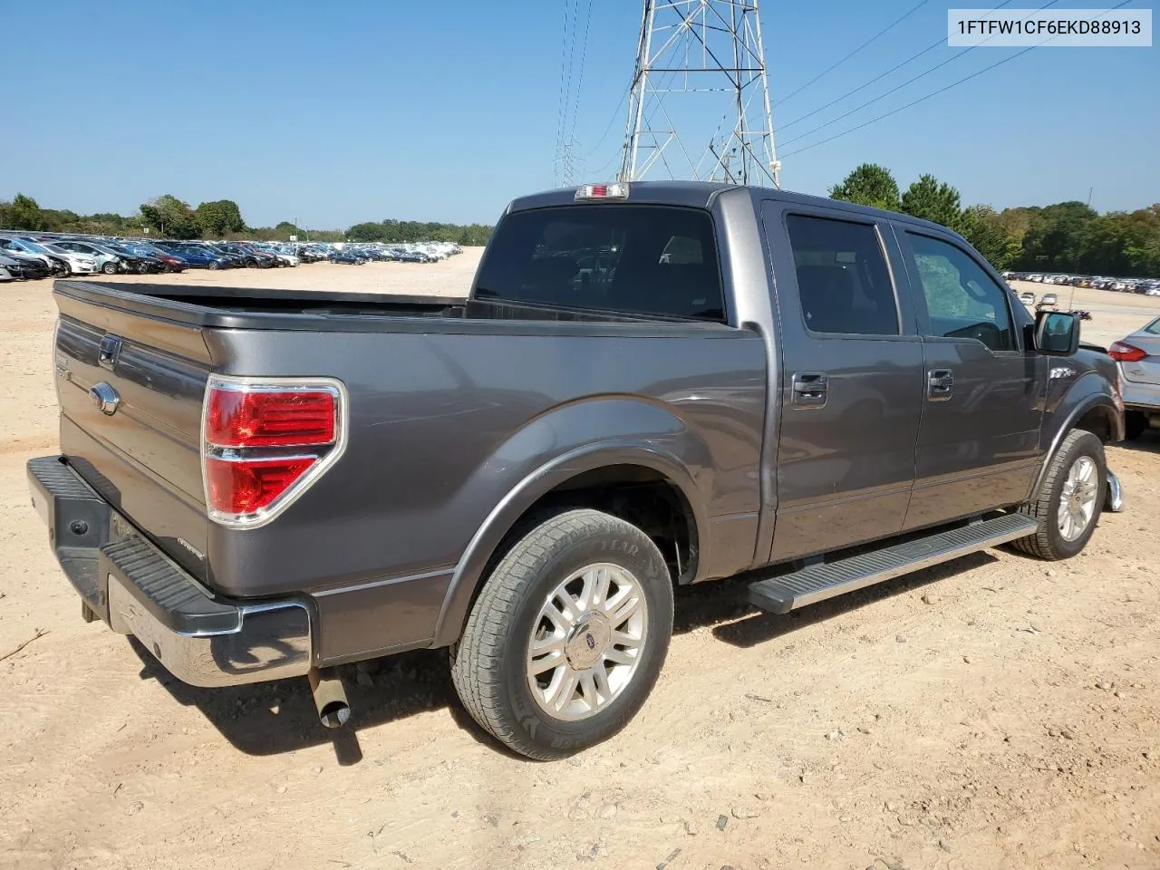 2014 Ford F150 Supercrew VIN: 1FTFW1CF6EKD88913 Lot: 75267344