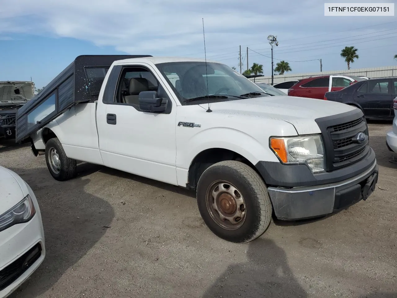 2014 Ford F150 VIN: 1FTNF1CF0EKG07151 Lot: 76112214