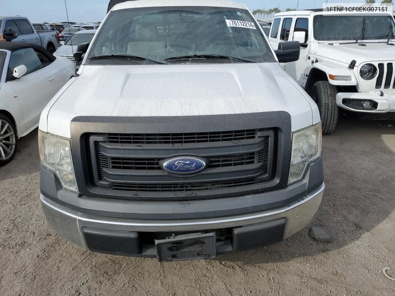 2014 Ford F150 VIN: 1FTNF1CF0EKG07151 Lot: 76112214