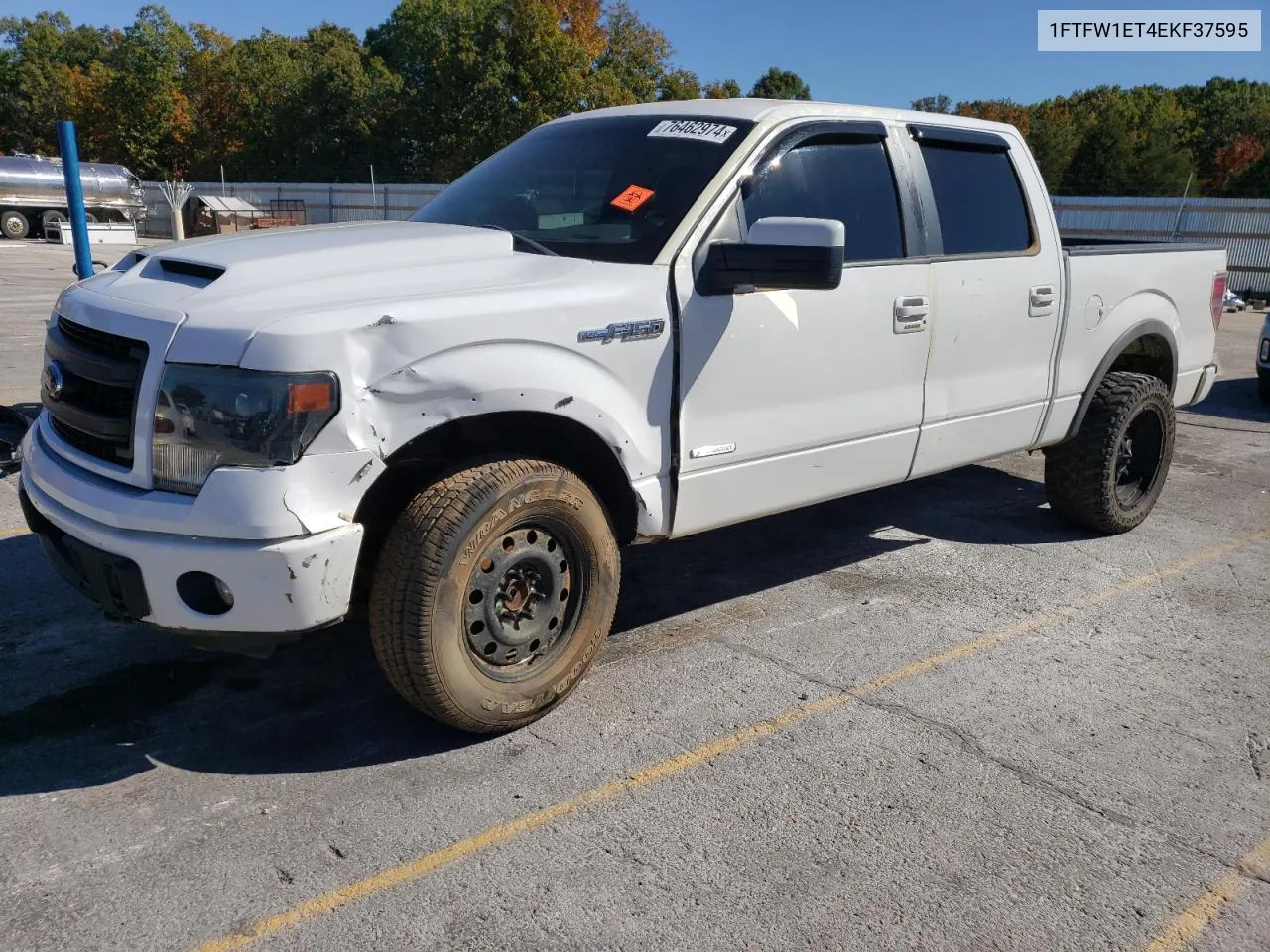 2014 Ford F150 Supercrew VIN: 1FTFW1ET4EKF37595 Lot: 76462974