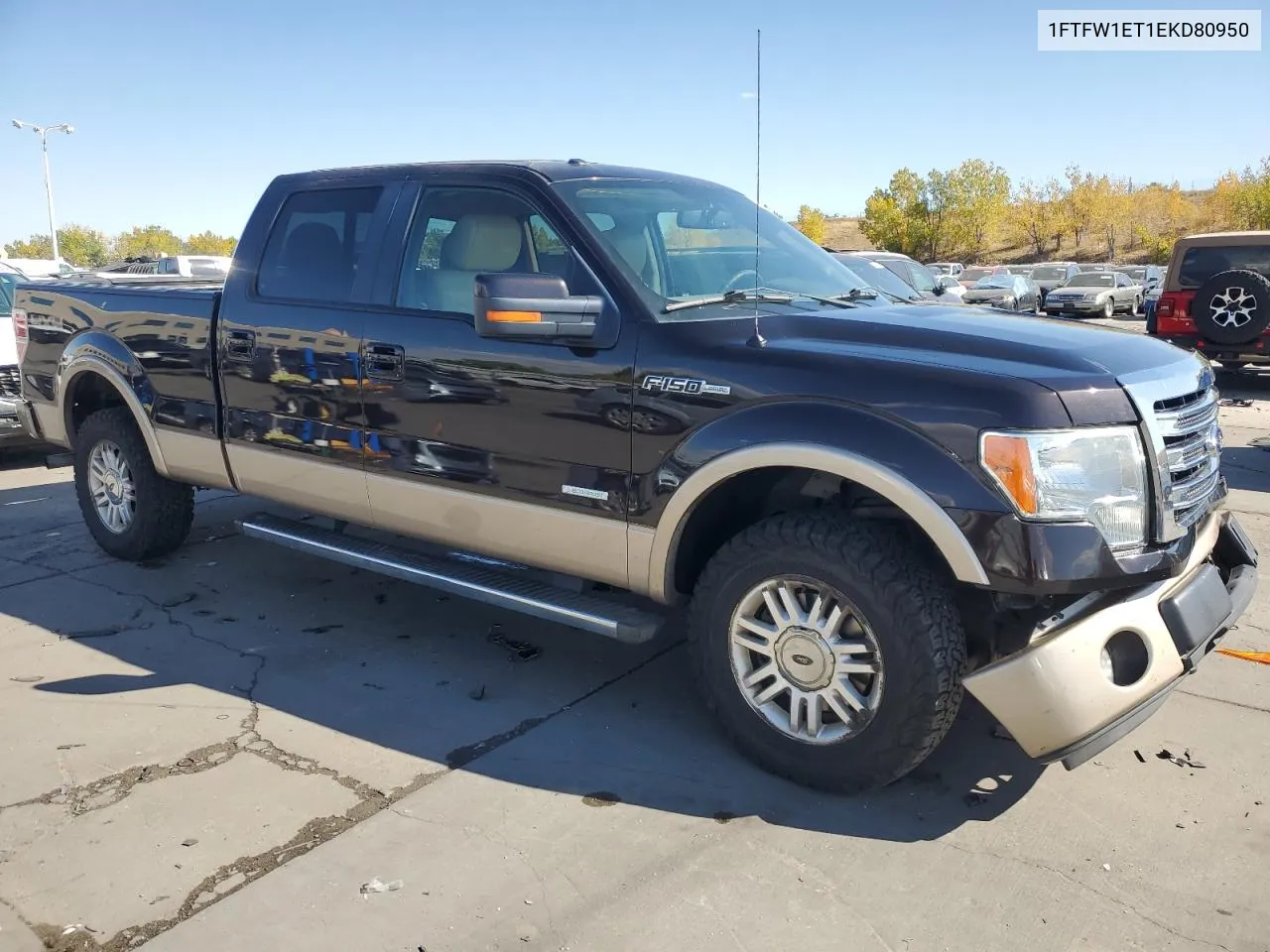 2014 Ford F150 Supercrew VIN: 1FTFW1ET1EKD80950 Lot: 76501854